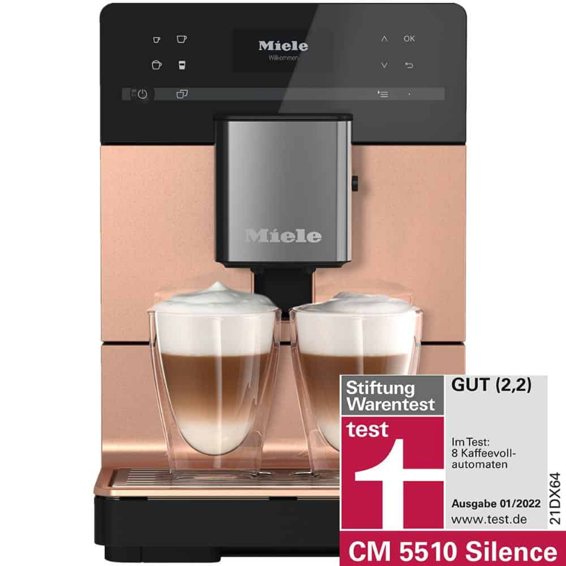 Máy pha cafe tự động Miele CM5510-Rosegold PearlFinish